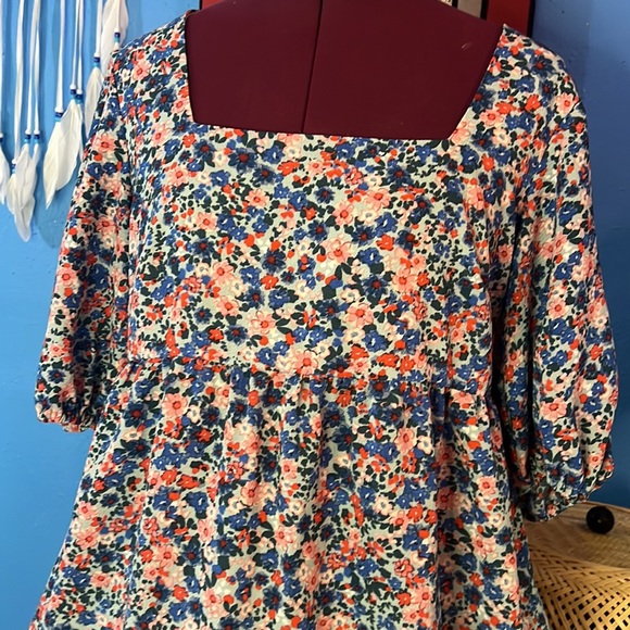 BCBG Paris floral peasant dress - Picture 3 of 8